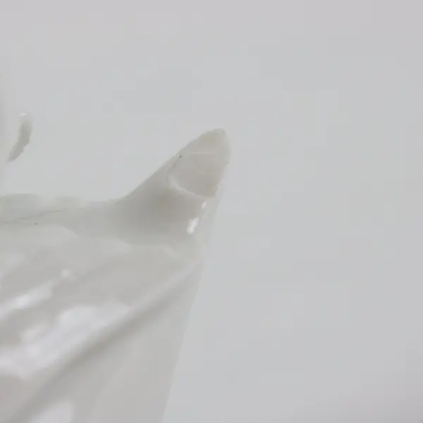 Porcelain Swan Figurine Decorative Collectible Home Accent