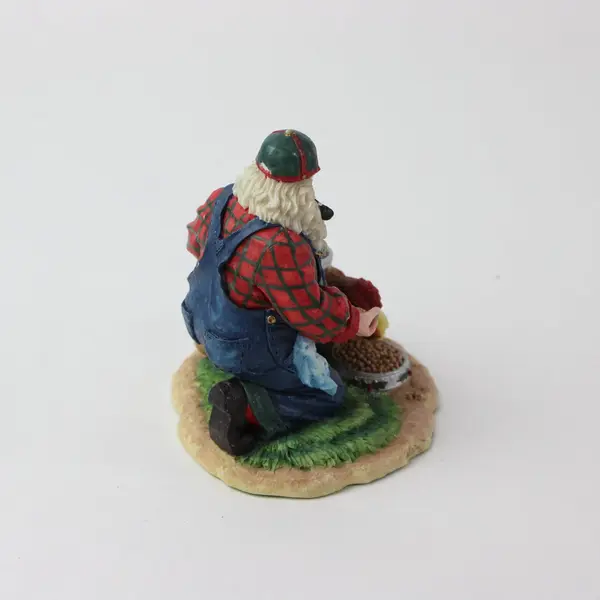 Enesco 1995 Down Home Santas Resin Santa Figurine Christmas Decor