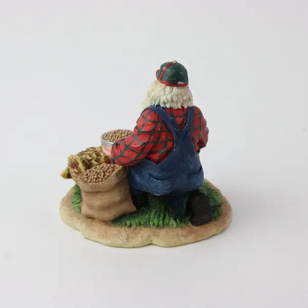 Enesco 1995 Down Home Santas Resin Santa Figurine Christmas Decor