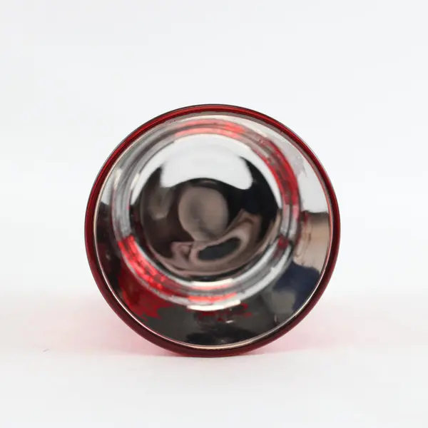 Set of 3 Creative Connections LTD Red Mercury Glass Votive Holders