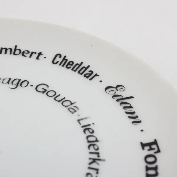 Lot of 3 Shafford Co Porcelain Cheese & Cracker Serving Plates