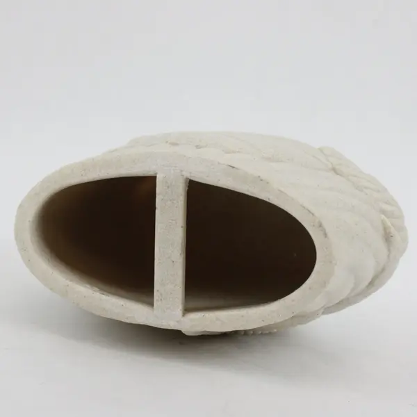 Coastal Seashell Starfish Toothbrush Holder Beige Bathroom Decor