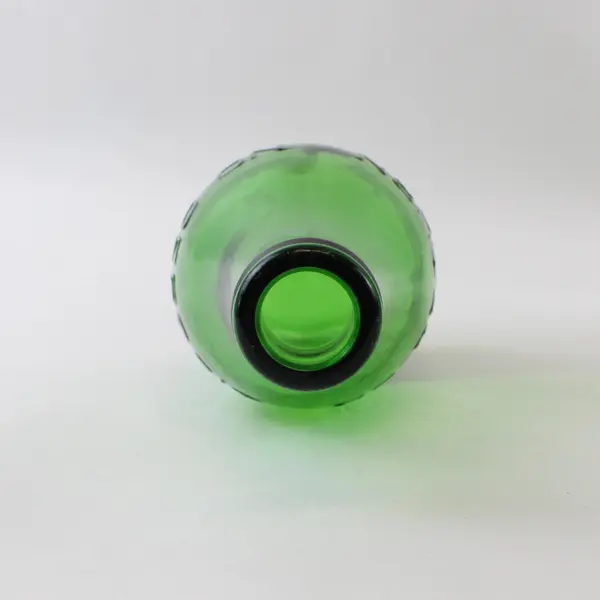 Vintage Green Glass Soda Bottles Lot of 3 28 fl oz Collectible