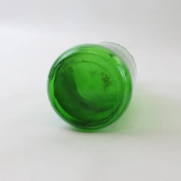 Vintage Green Glass Soda Bottles Lot of 3 28 fl oz Collectible