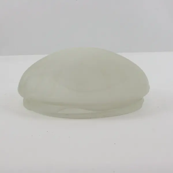 Unbranded Frosted Alabaster Glass Dome Shade Only Swirl Pattern 9.5in