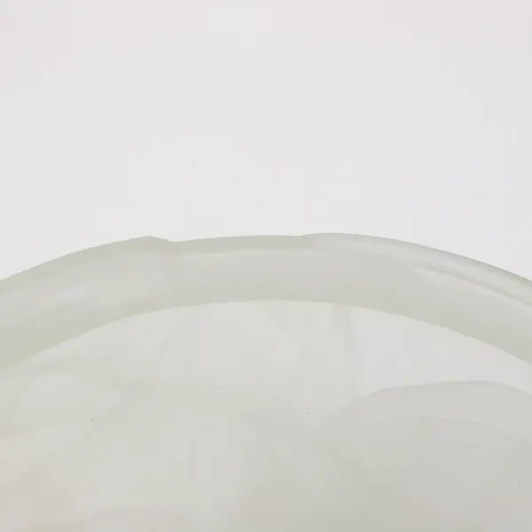 Unbranded Frosted Alabaster Glass Dome Shade Only Swirl Pattern 9.5in