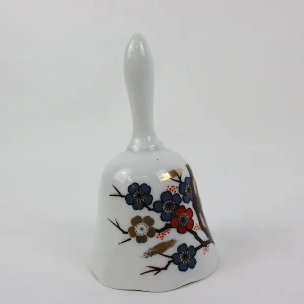 Imari-Style Porcelain Decorative Hand Bell Unbranded