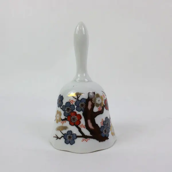 Imari-Style Porcelain Decorative Hand Bell Unbranded