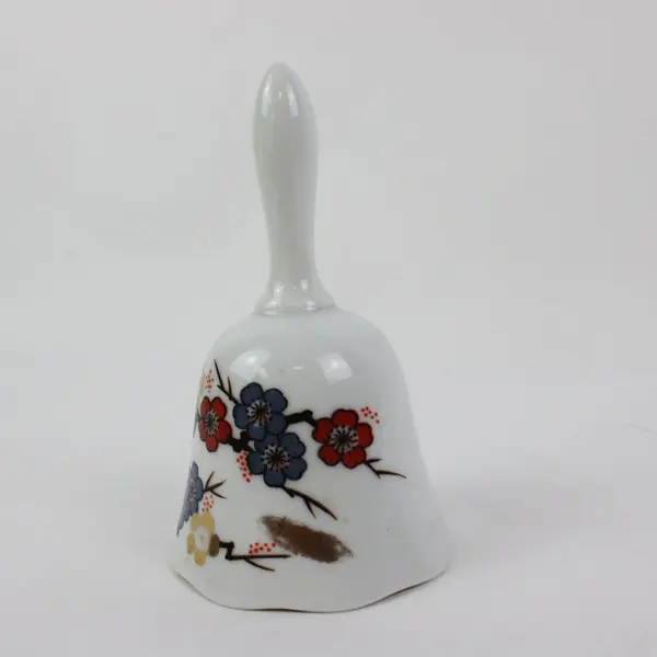 Imari-Style Porcelain Decorative Hand Bell Unbranded