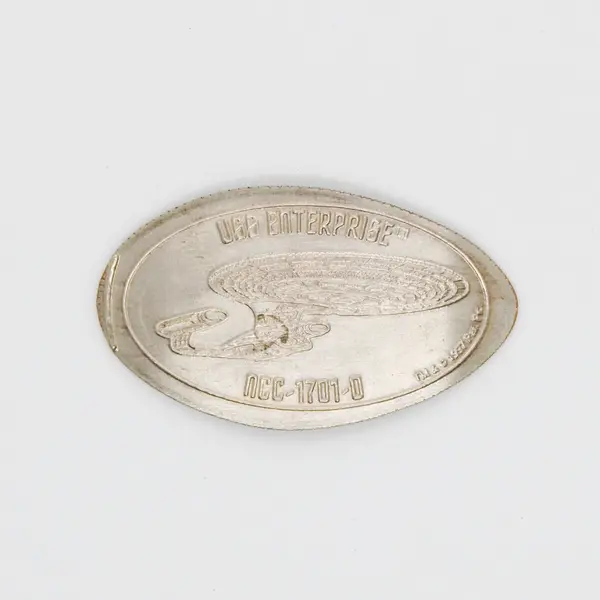 Star Trek USS Enterprise NCC-1701-D Collectible Pressed Coin Token