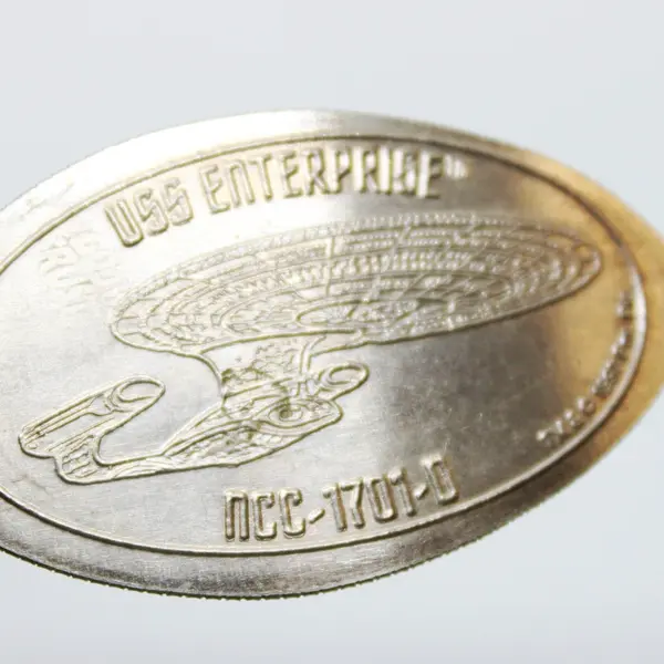 Star Trek USS Enterprise NCC-1701-D Collectible Pressed Coin Token