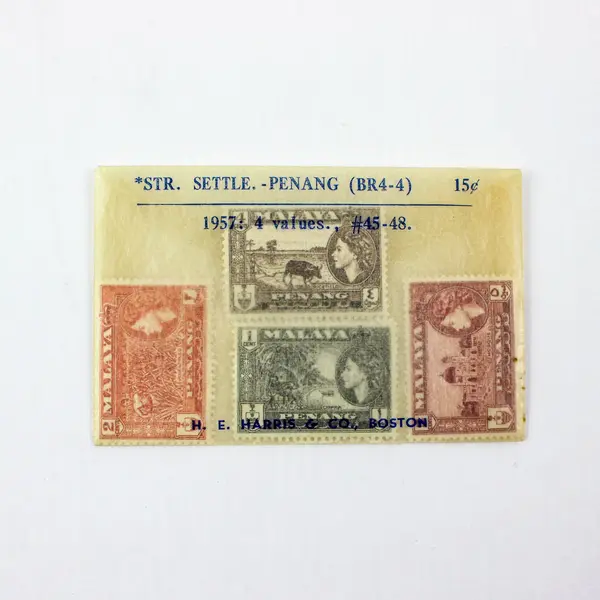 Malaya Penang Straits Settlements Scott #45-48 1c 2c 4c 5c MNH