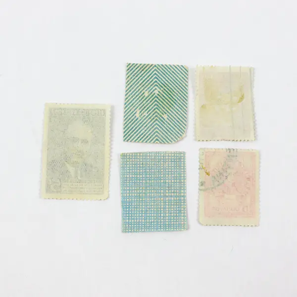 Lot of 5 Used Argentina Postage Stamps San Martín Roosevelt Mariano Moreno