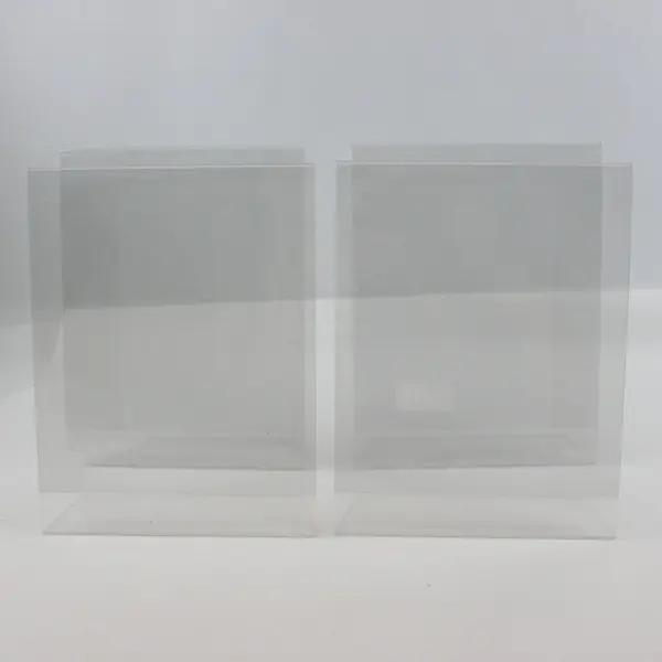 Lot of 4 Clear Acrylic Sign Holders 8.5 x 11 Inch Display