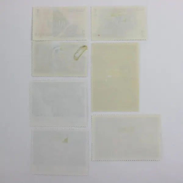 Lot of 6 Mixed Used Sharjah Postage Stamps