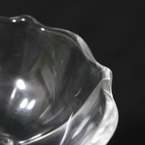 VTG Fostoria Baroque Glass Covered Pedestal Jelly Dish And Lid