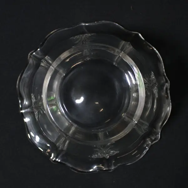 Fostoria Baroque Vintage Glass Mayonnaise Bowl 5.5 Inch Serveware