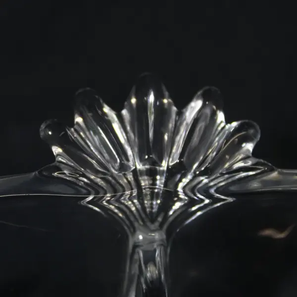 VTG Fostoria Baroque Four-Footed Glass Candy Nut Dish 5.75"