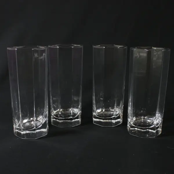 Rosenthal Medusa Lumiere 4-Piece Glass Tumbler Set 5.5in