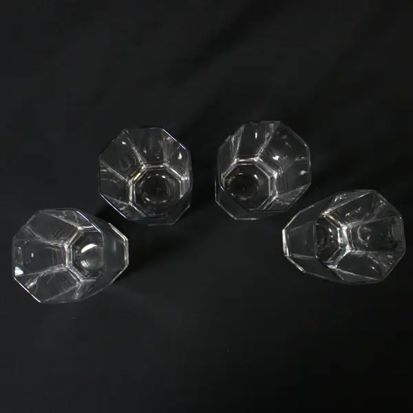 Rosenthal Medusa Lumiere 4-Piece Glass Tumbler Set 5.5in