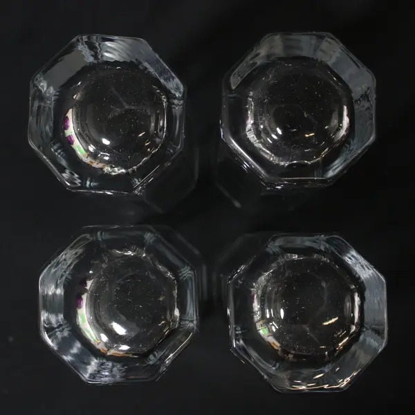 Rosenthal Medusa Lumiere 4-Piece Glass Tumbler Set 5.5in