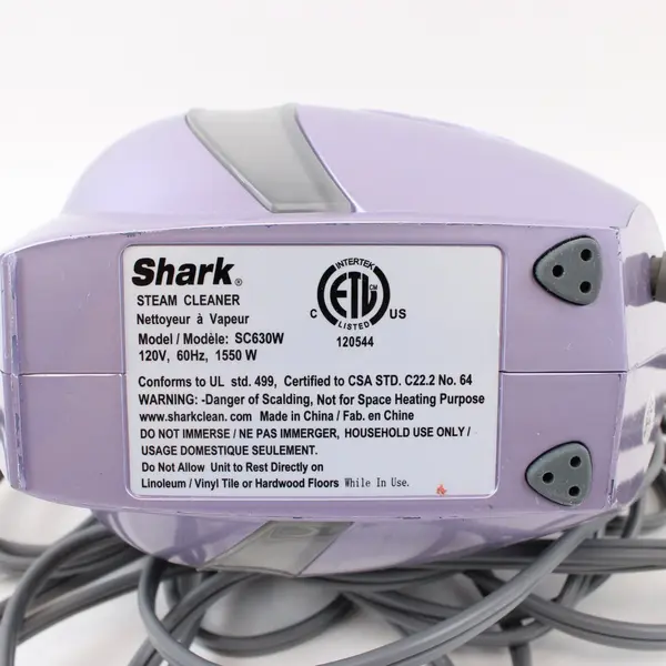 Shark SC630W Portable Steam Pocket Cleaner Handheld Carrying Bag