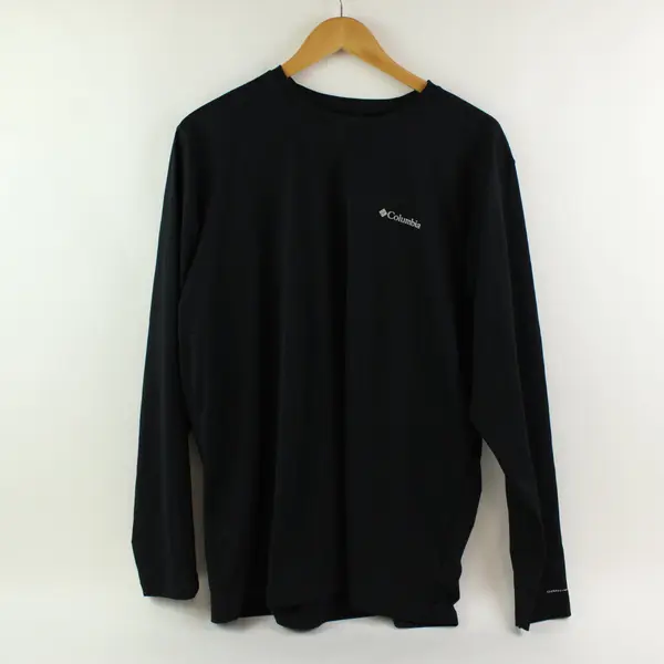 Columbia Men's Large Black Long Sleeve Athletic Shirt