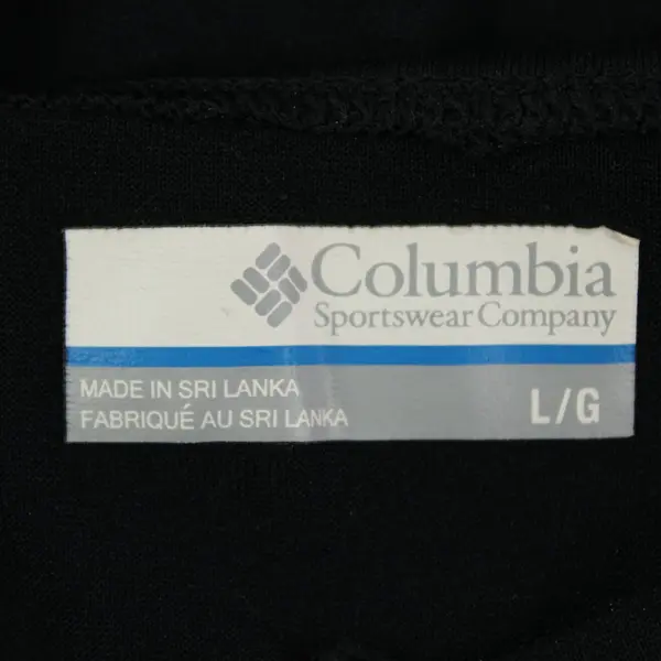 Columbia Men's Large Black Long Sleeve Athletic Shirt