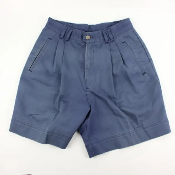 Hunt Club Women's Petite Dark Blue Chino Shorts Size 10P