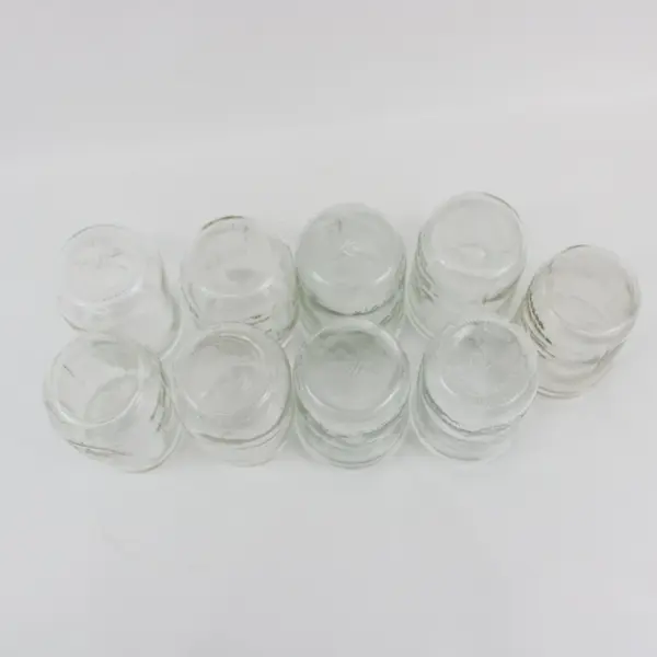 Lot of 9 Kerr & Ball Half-Pint Canning Jars Wide & Narrow Mouth