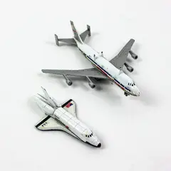 Vintage Lintoy NASA Boeing 747 Shuttle Carrier & Orbiter 2-Pc Set