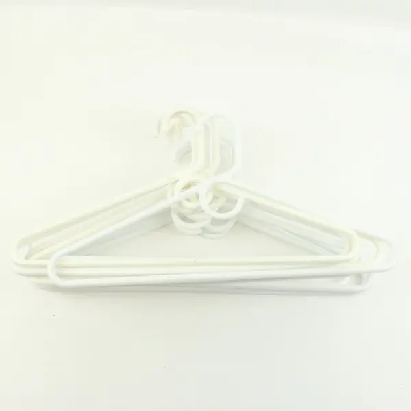 Lot of 10 White Clothes Hangers Closet Organization