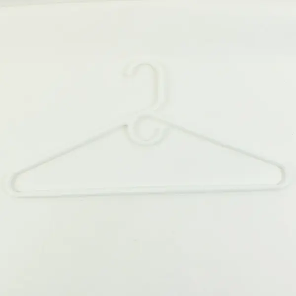 Lot of 10 White Clothes Hangers Closet Organization