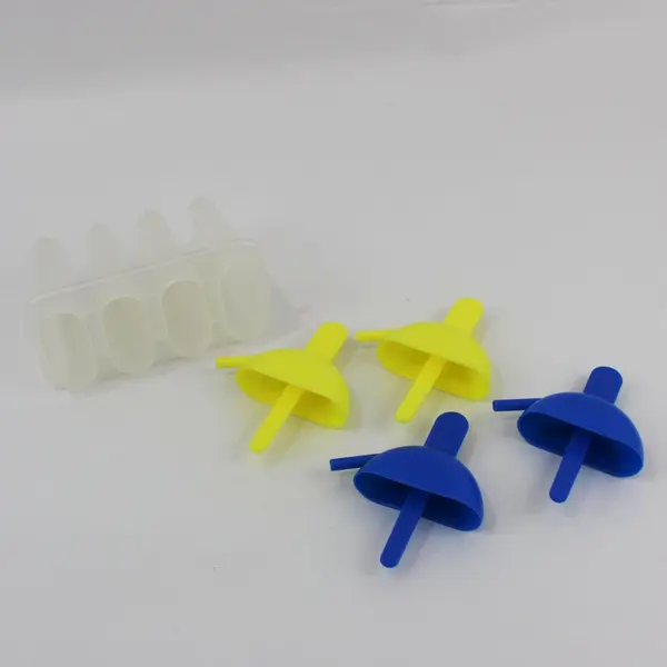 4-Pack Sipper Ice Pop Maker Popsicle Molds Multicolor Reusable