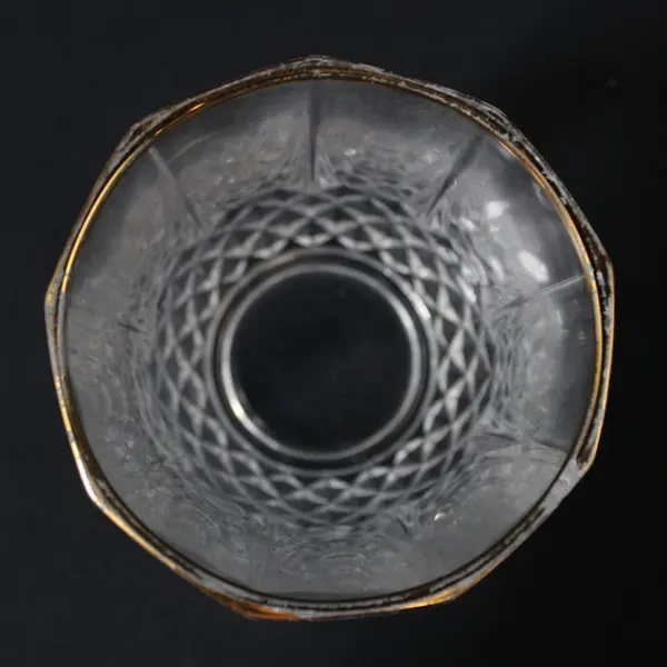 Cristal d'Arques Longchamp Gold Double Old Fashioned Glass Replacement