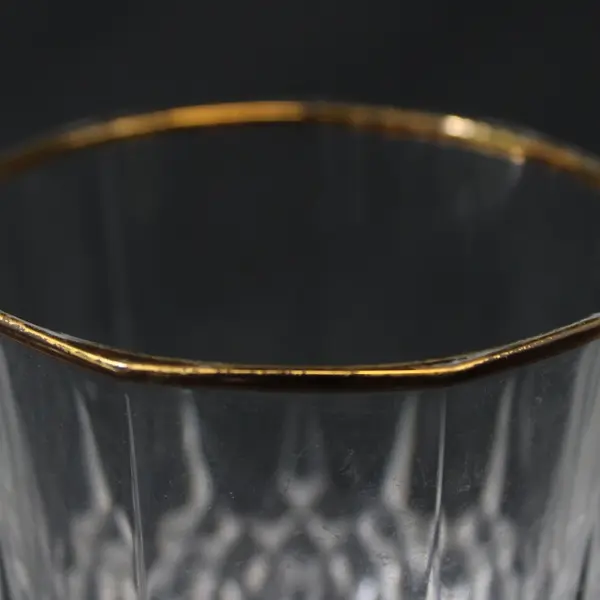Cristal d'Arques Longchamp Gold Double Old Fashioned Glass Replacement