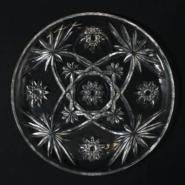 Anchor Hocking EAPC Early American Prescut Clear Replacement Snack Plate