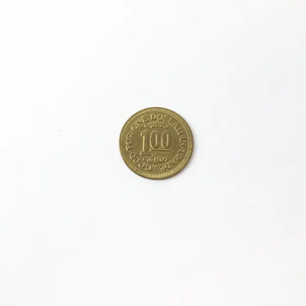 1989 Oriental Gardens 20th Anniversary 100 Trade Token Anchorage, Alaska