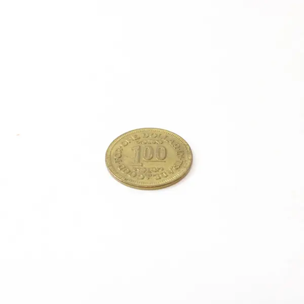 1989 Oriental Gardens 20th Anniversary 100 Trade Token Anchorage, Alaska
