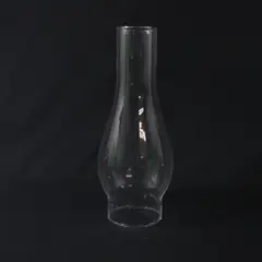Clear Oil Lamp Glass Chimney Replacement 3" Base x 10" Height