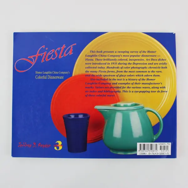 Fiesta Homer Laughlin Colorful Dinnerware Jeffrey B. Snyder 3rd Revised Exp 1997
