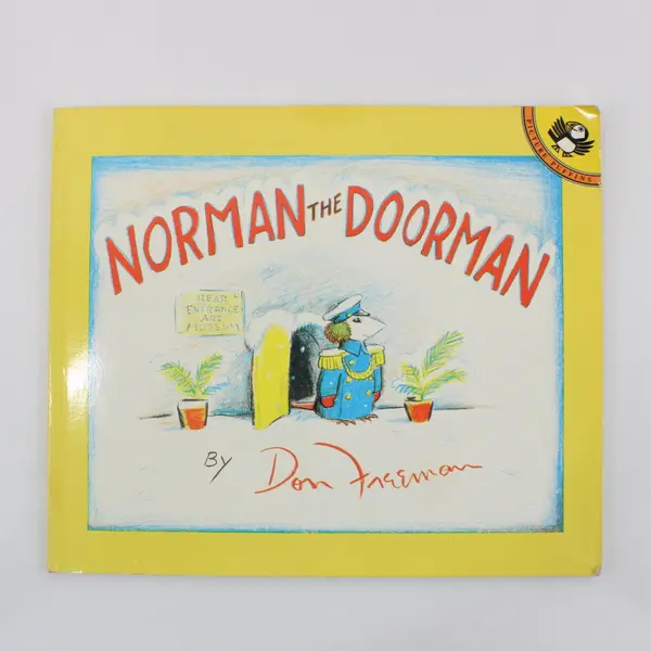 Norman the Doorman Trade Paperback Children's Book 1987, Don Freeman 