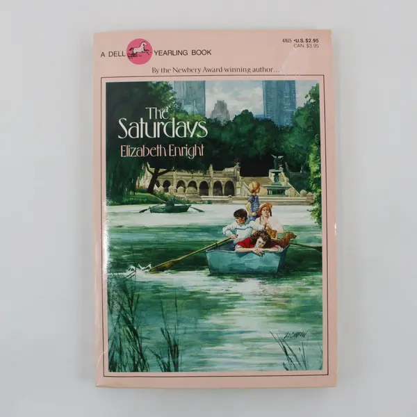 Vintage The Saturdays Elizabeth Enright 1987 PB A Dell Yearling Book Good
