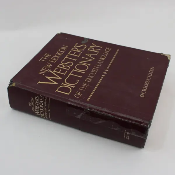 The New Lexicon Webster's Dictionary Encyclopedic 1991 Edition Hardcover 