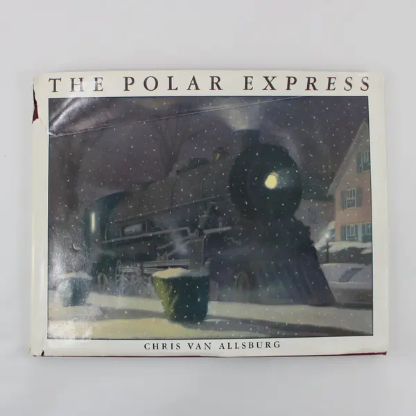 The Polar Express by Chris Van Allsburg 1985 Hardcover with Dust Jacket VTG 1985