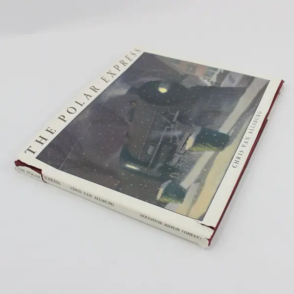 The Polar Express by Chris Van Allsburg 1985 Hardcover with Dust Jacket VTG 1985