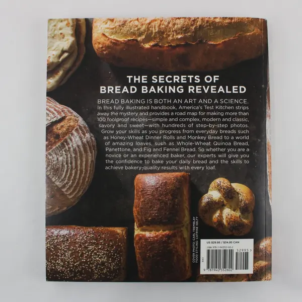 Bread Illustrated America's Test Kitchen 2016 Paperback Step-by-Step Cookbook