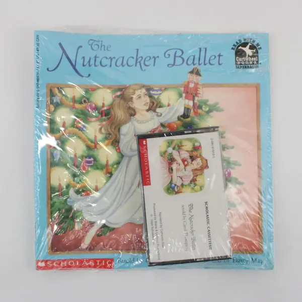 Scholastic The Nutcracker Ballet Book & Cassette Tape 1994 New Sealed In Plastic