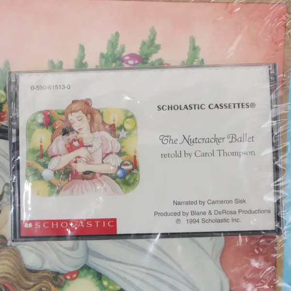 Scholastic The Nutcracker Ballet Book & Cassette Tape 1994 New Sealed In Plastic