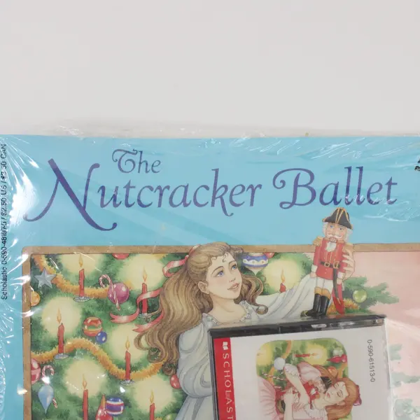 Scholastic The Nutcracker Ballet Book & Cassette Tape 1994 New Sealed In Plastic